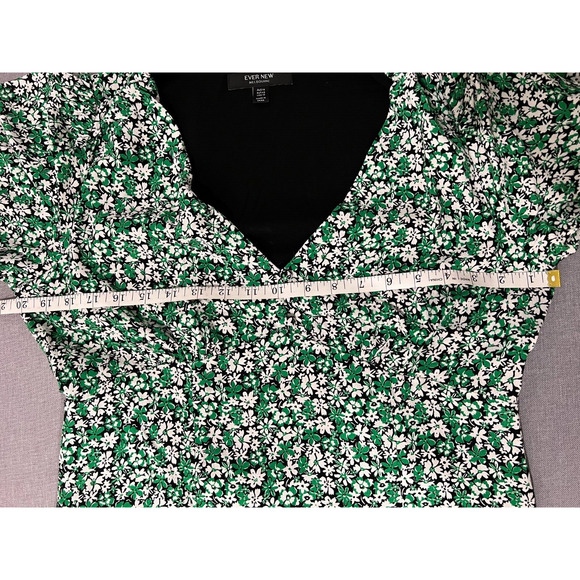 Ever New Melbourne Ditsy Milkmaid Midi Dress size AU14 US 10 empire babydoll - Picture 6 of 8